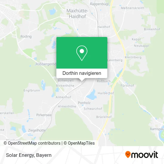 Solar Energy Karte