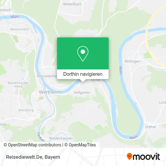 Reisediewelt.De Karte