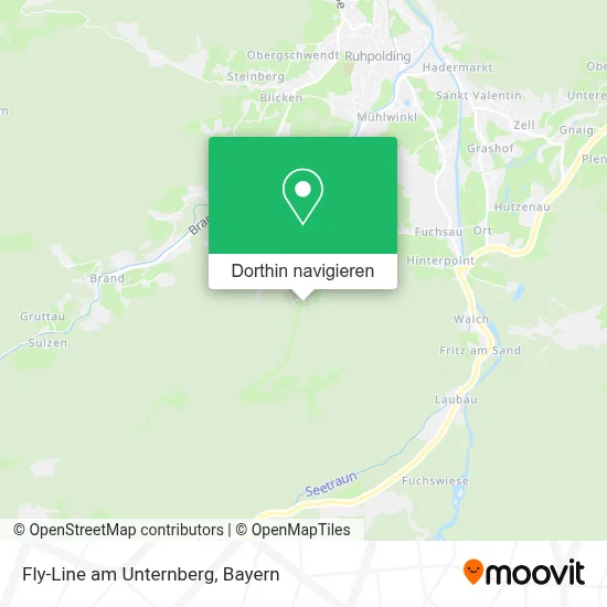 Fly-Line am Unternberg Karte