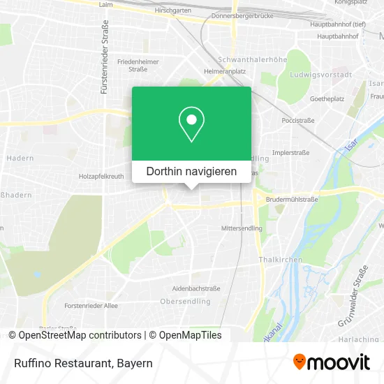 Ruffino Restaurant Karte