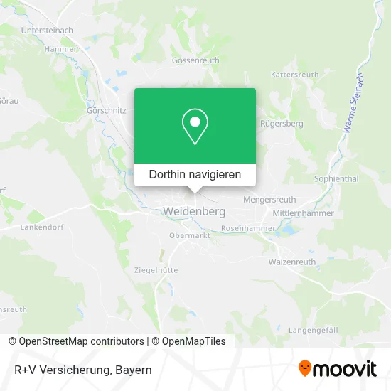 R+V Versicherung Karte