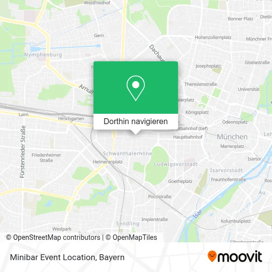 Minibar Event Location Karte