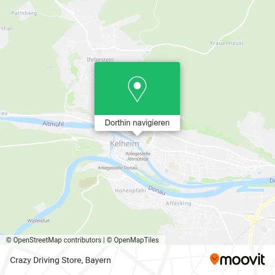Crazy Driving Store Karte