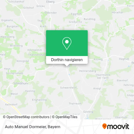 Auto Manuel Dormeier Karte