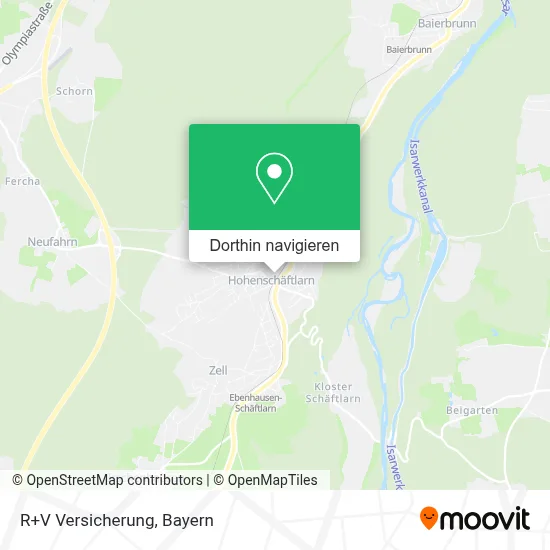R+V Versicherung Karte