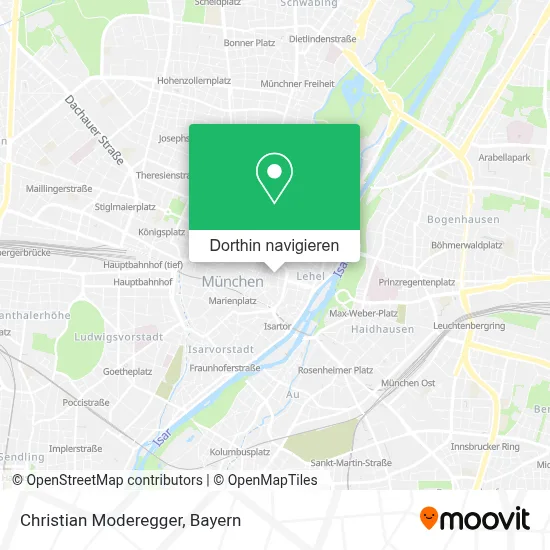 Christian Moderegger Karte