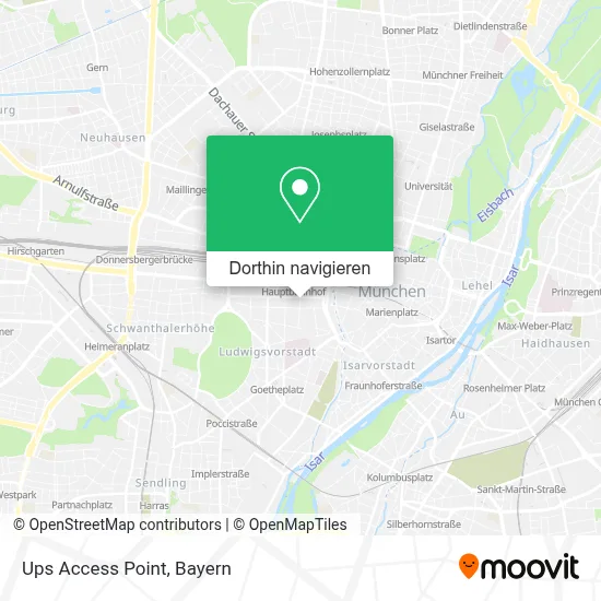 Ups Access Point Karte