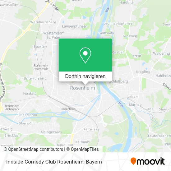 Innside Comedy Club Rosenheim Karte