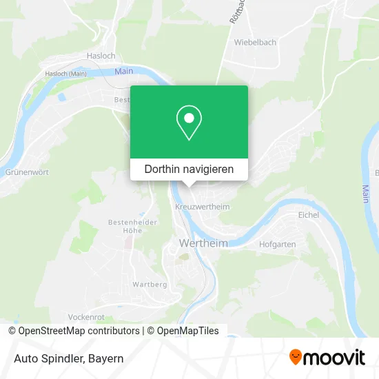 Auto Spindler Karte