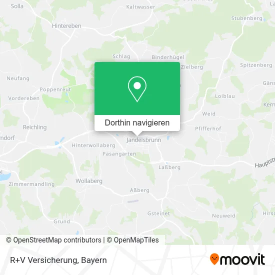 R+V Versicherung Karte