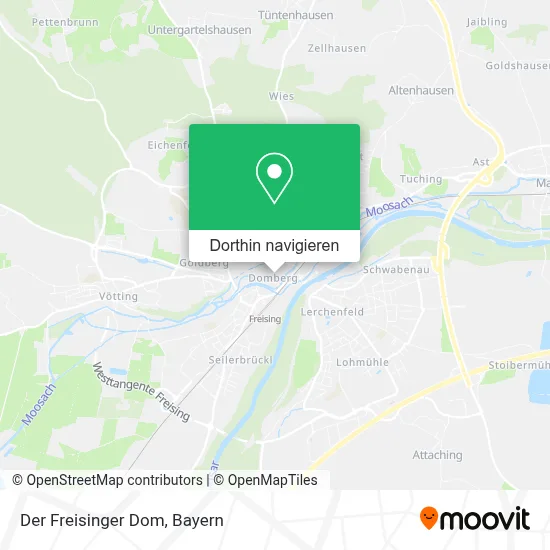 Der Freisinger Dom Karte