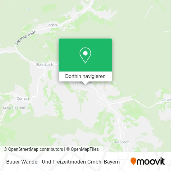 Bauer Wander- Und Freizeitmoden Gmbh Karte