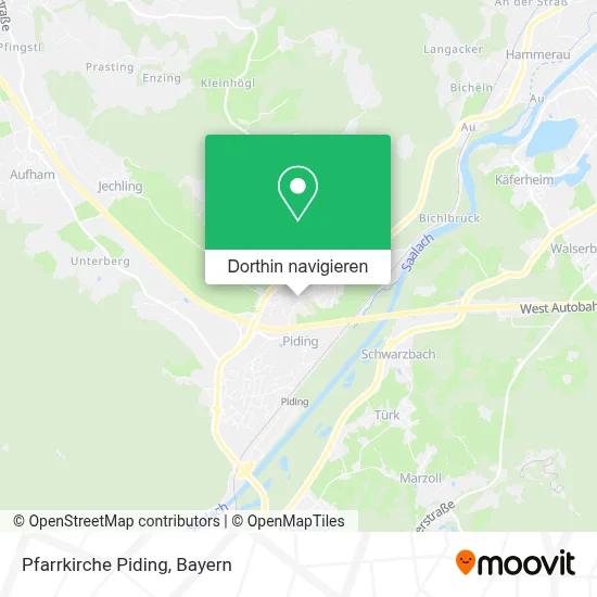Pfarrkirche Piding Karte
