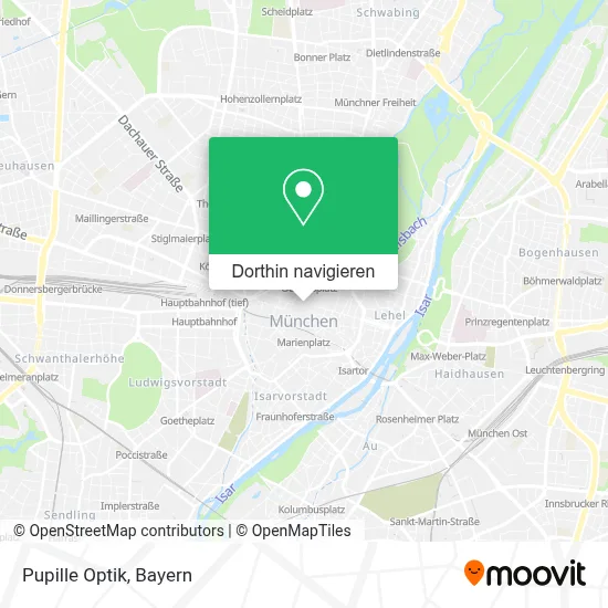 Pupille Optik Karte