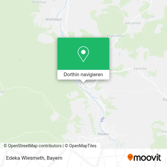 Edeka Wiesmeth Karte
