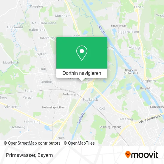 Primawasser Karte