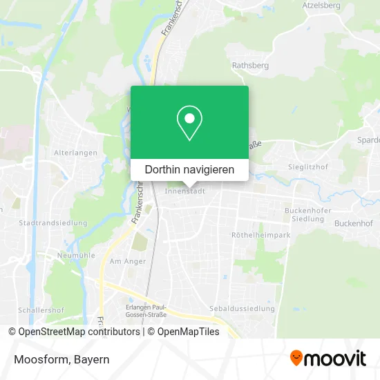 Moosform Karte
