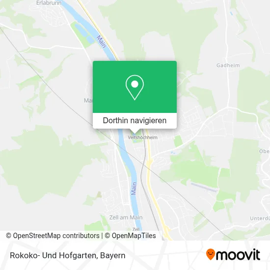 Rokoko- Und Hofgarten Karte