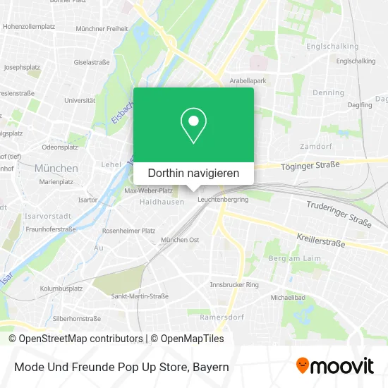 Mode Und Freunde Pop Up Store Karte