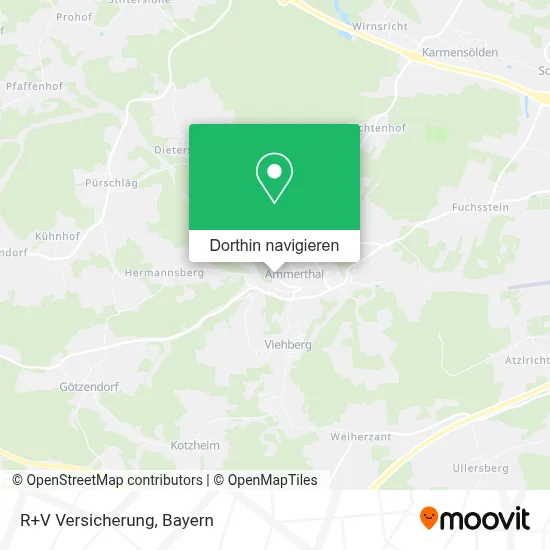 R+V Versicherung Karte