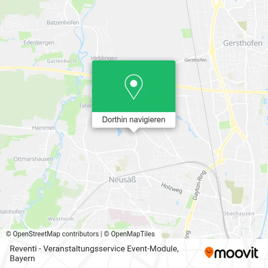 Reventi - Veranstaltungsservice Event-Module Karte
