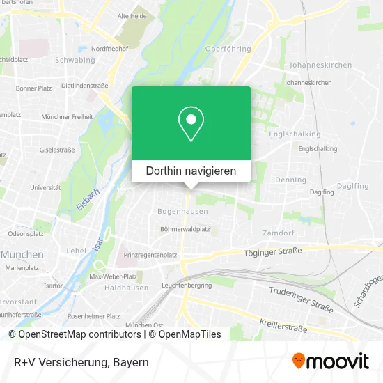 R+V Versicherung Karte