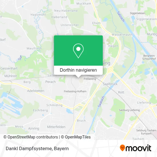 Dankl Dampfsysteme Karte