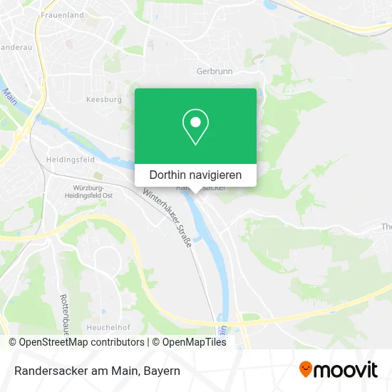 Randersacker am Main Karte