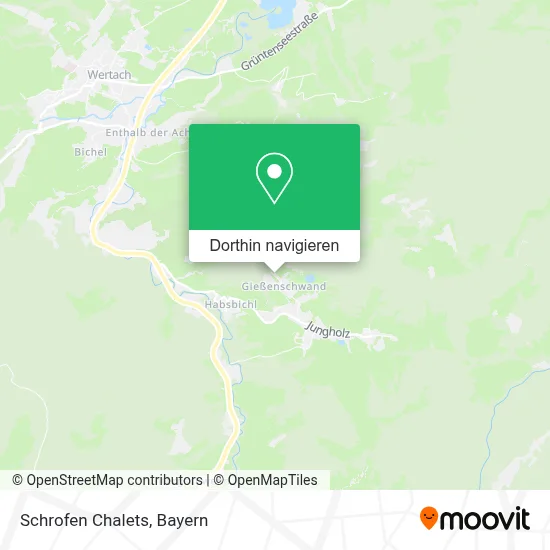 Schrofen Chalets Karte