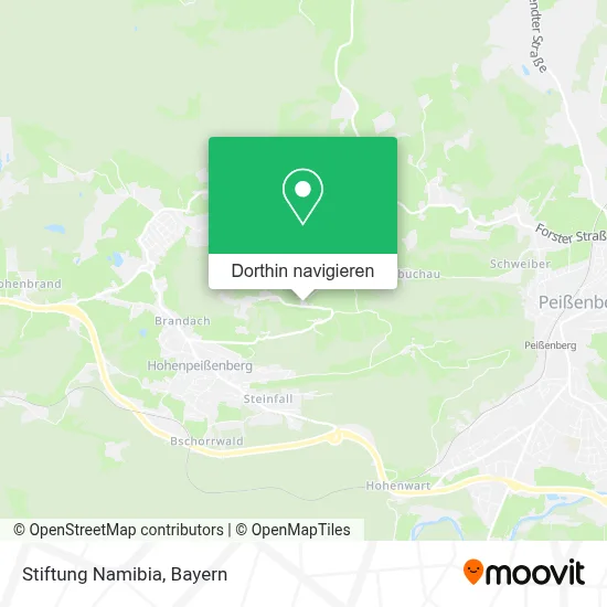 Stiftung Namibia Karte