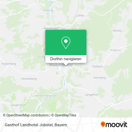Gasthof Landhotel Jobstel Karte