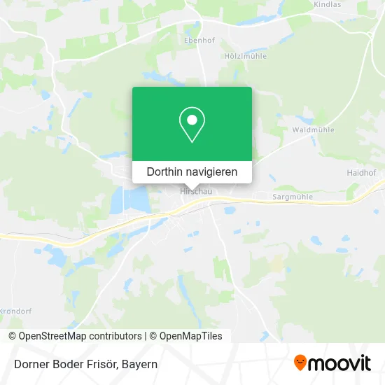Dorner Boder Frisör Karte