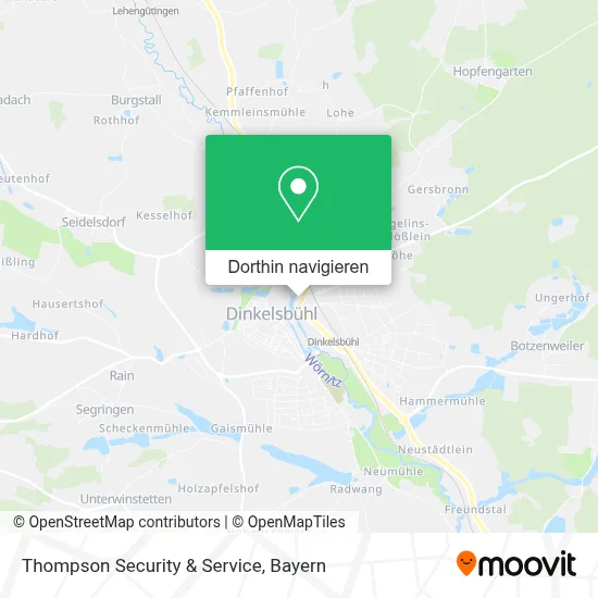Thompson Security & Service Karte