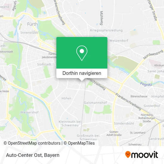 Auto-Center Ost Karte