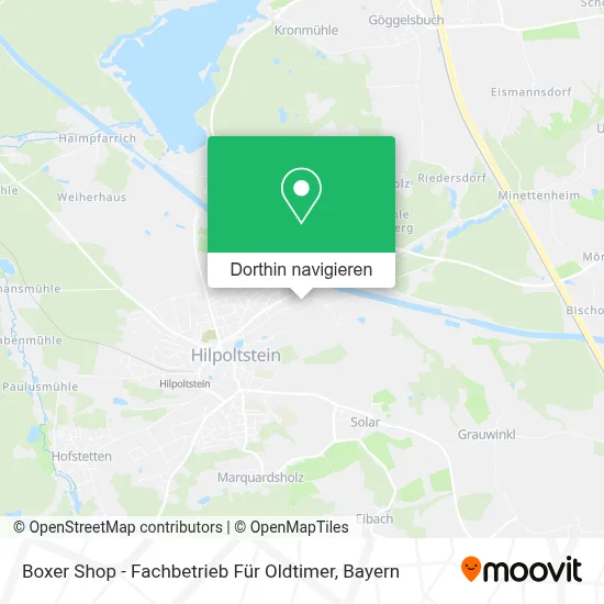 Boxer Shop - Fachbetrieb Für Oldtimer Karte