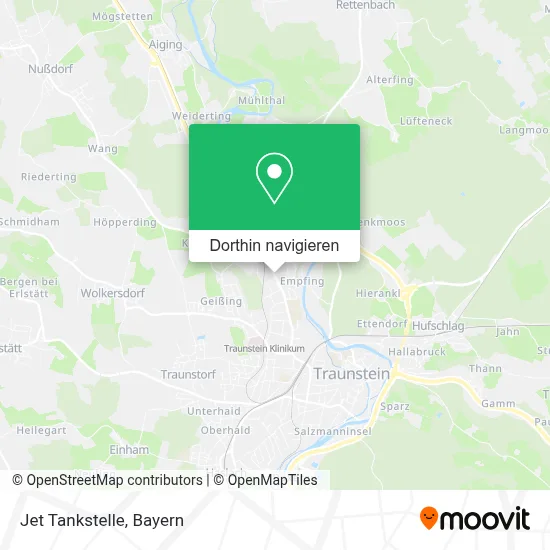 Jet Tankstelle Karte