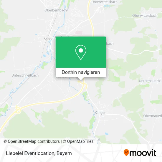 Liebelei Eventlocation Karte