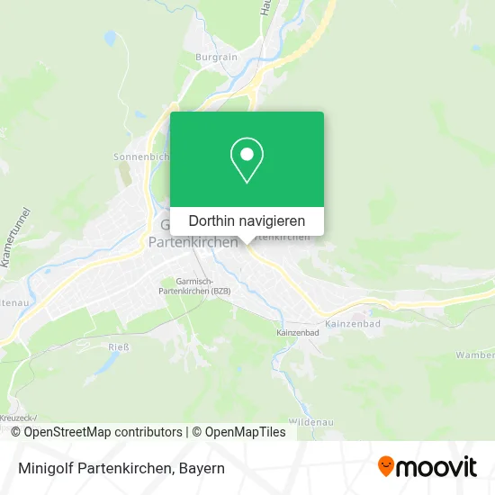 Minigolf Partenkirchen Karte