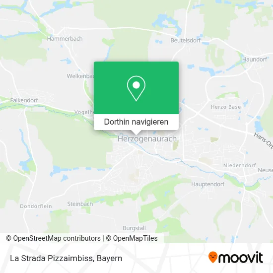 La Strada Pizzaimbiss Karte