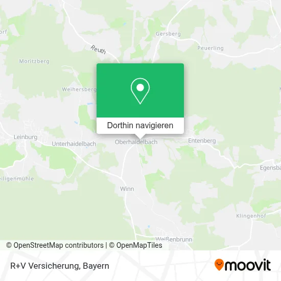 R+V Versicherung Karte