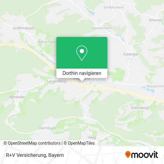 R+V Versicherung Karte