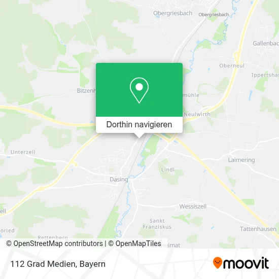 112 Grad Medien Karte