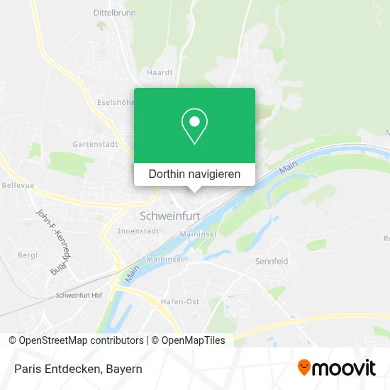 Paris Entdecken Karte