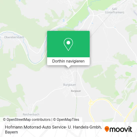 Hofmann Motorrad-Auto Service- U. Handels-Gmbh Karte