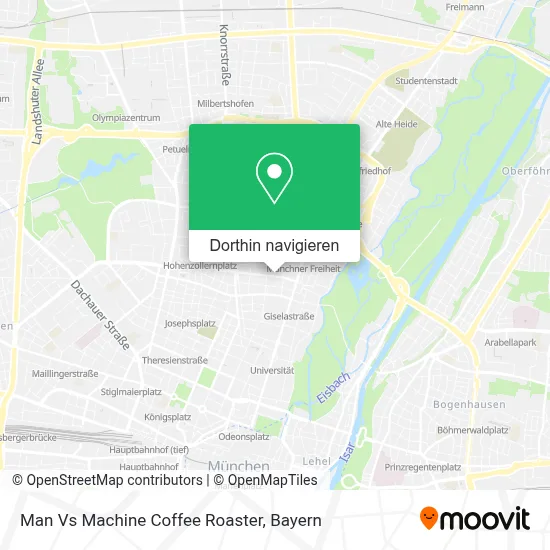 Man Vs Machine Coffee Roaster Karte