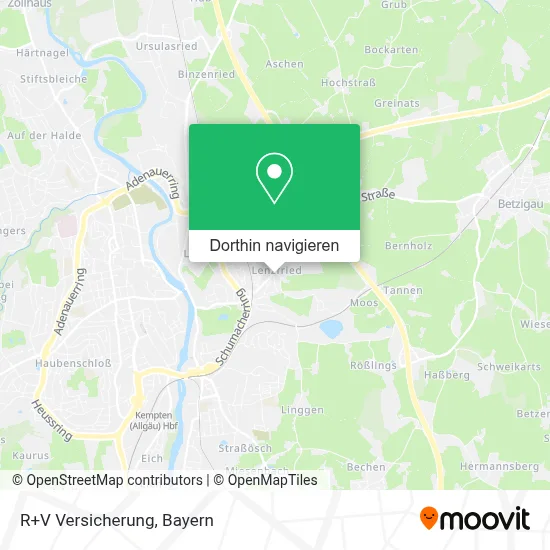 R+V Versicherung Karte