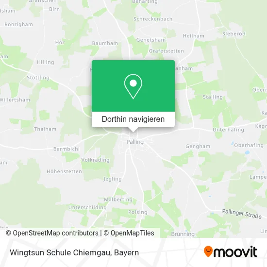 Wingtsun Schule Chiemgau Karte