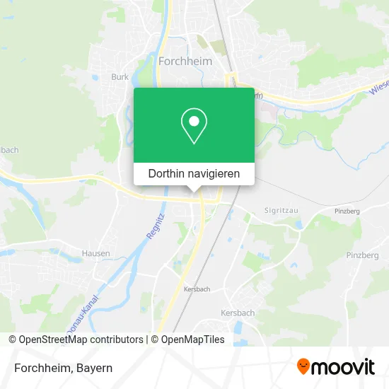 Forchheim Karte