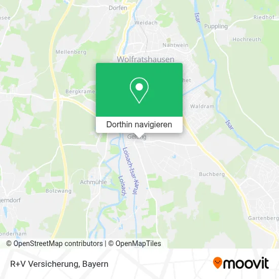 R+V Versicherung Karte