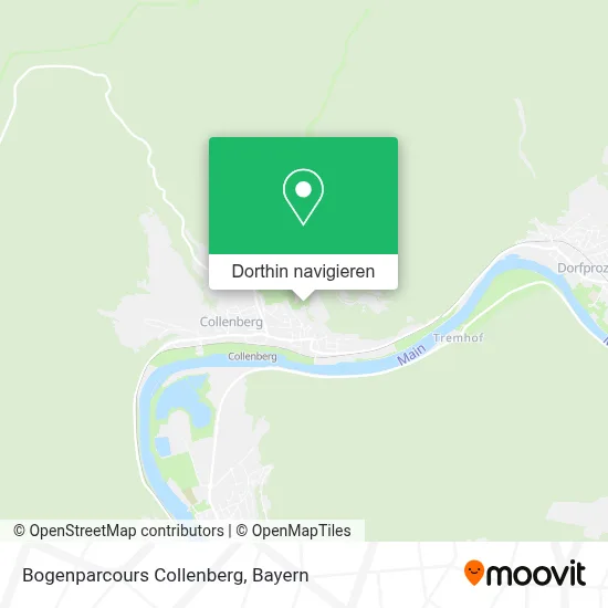 Bogenparcours Collenberg Karte